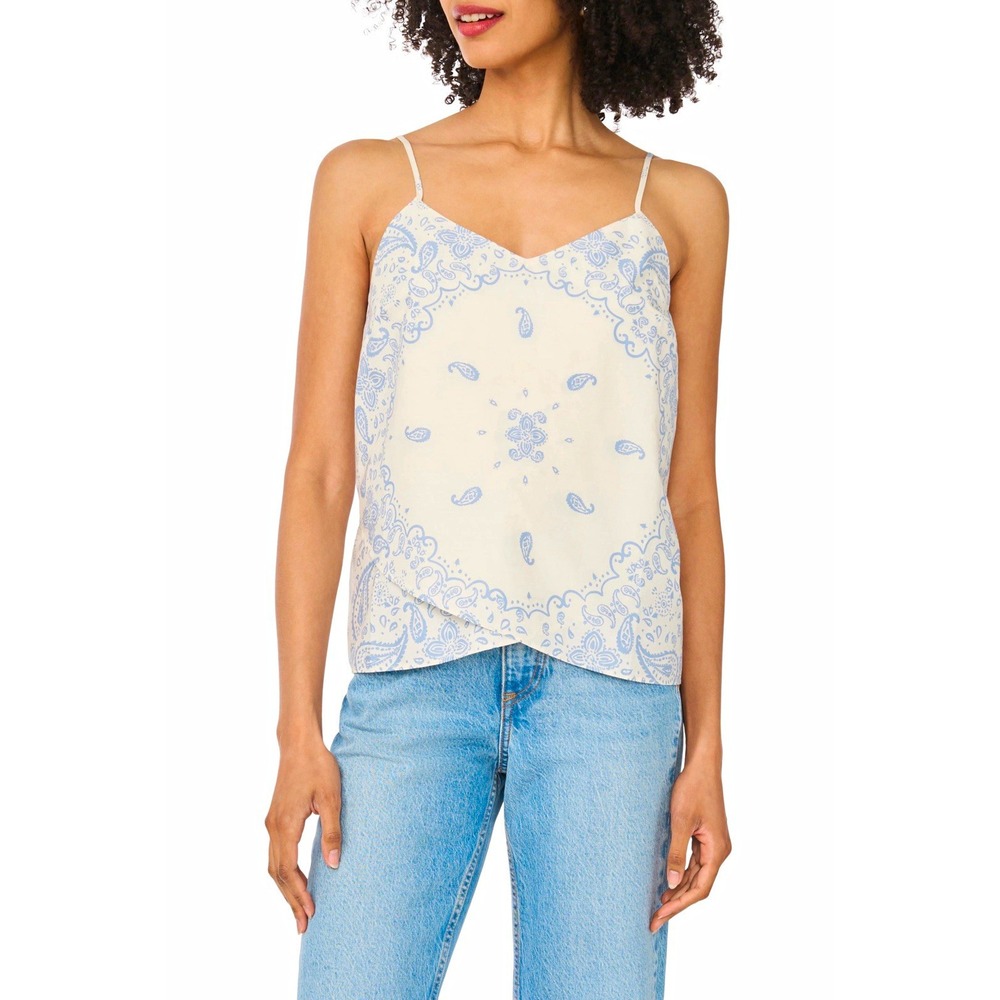 Parker NWT Tulip Hem Camisole Womens 2 New Ivory Sleeveless Tank Top